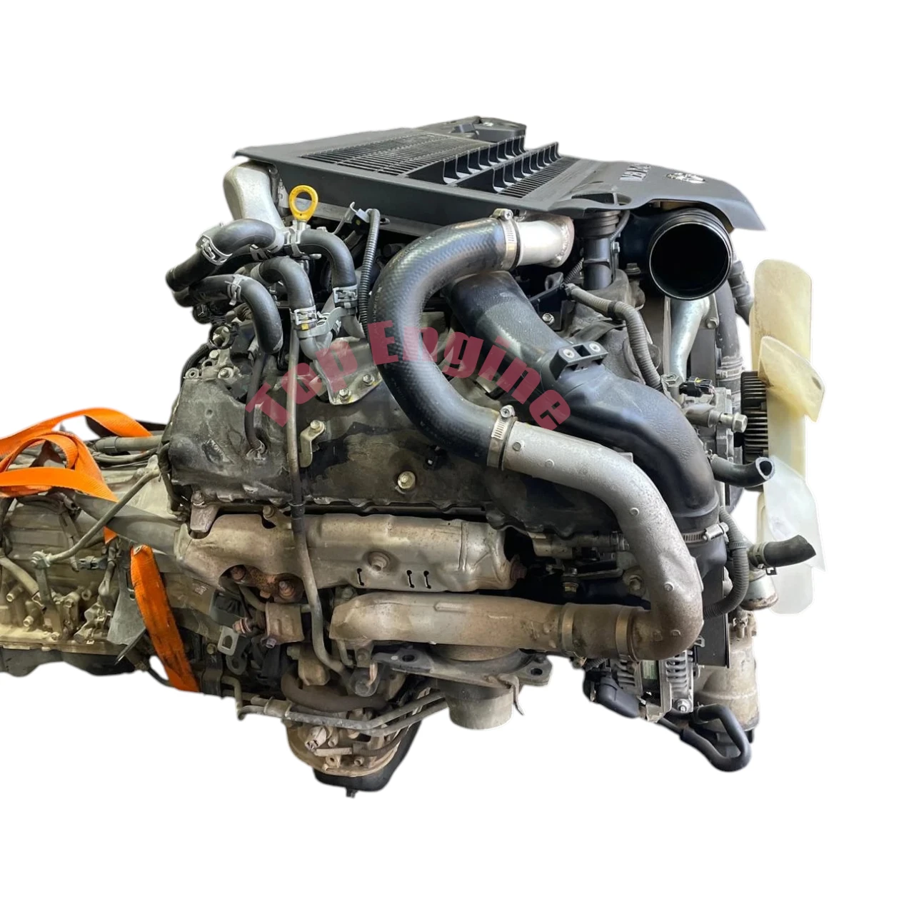 Toyota 1VD-FTV 4.5L V8 Twin Turbo Diesel Engine | Land Cruiser 200 Complete Engine UAE image 2 UAE
