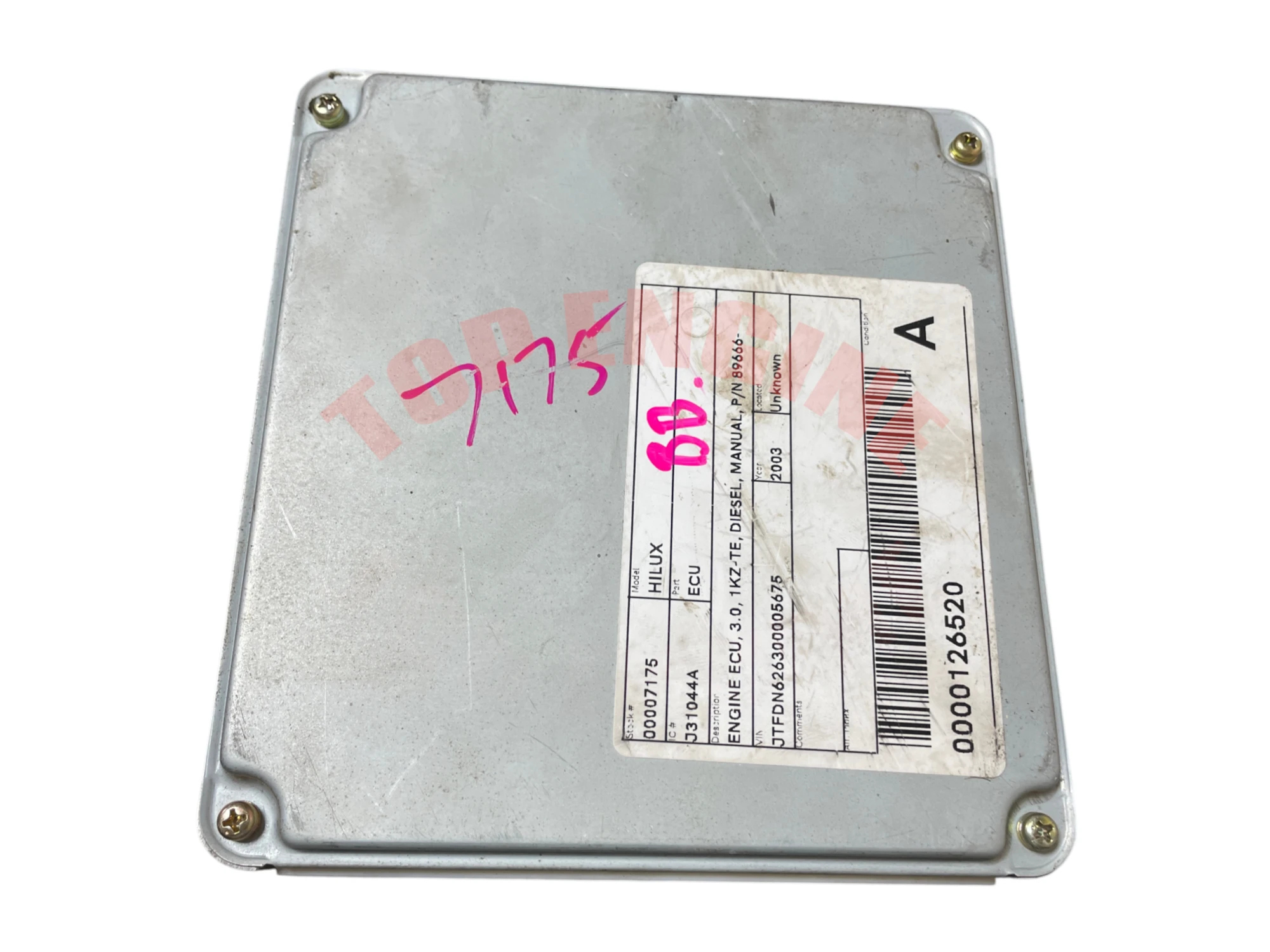 Toyota Hilux 1KZ-TE ECU 89666-35481 | 3.0L Turbo Diesel | Manual 4WD | 2001–2005 UAE
